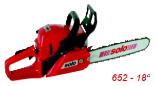 Semi-professional / Medium range chainsaw 652 18 inches